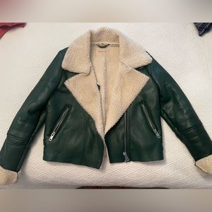 BLANKNYC medium green bomber jacket. Perfect condition!